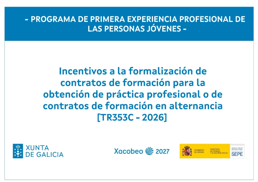 Programa de primera experiencia profesional de las personas jóvenes